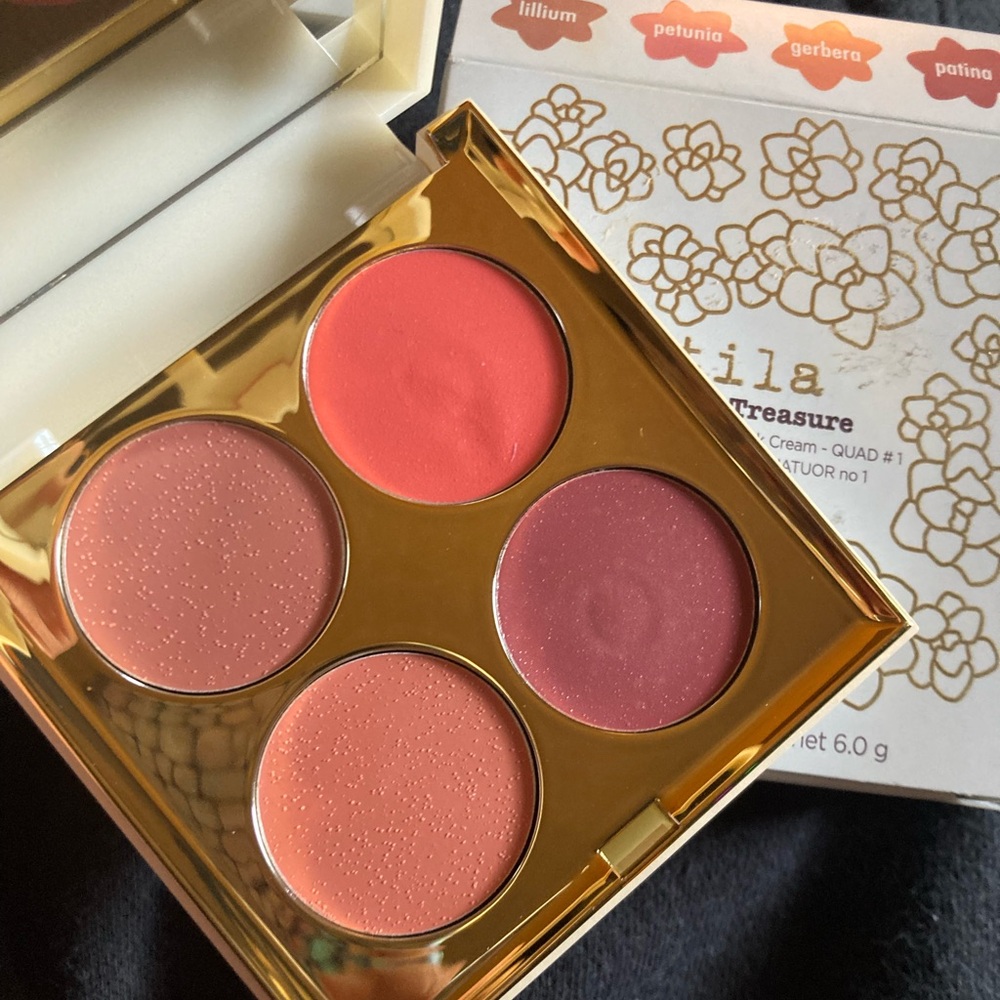 Stila National Treasure Convertible Color Lip & Cheek Cream Quad #1